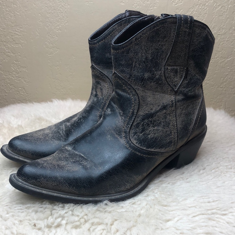 Roper Western Cowgirl Booties Size 9